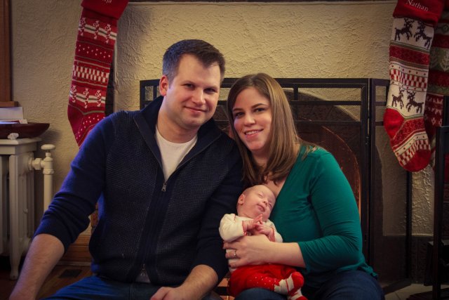 Julia, Nathan, and Sonja posing together